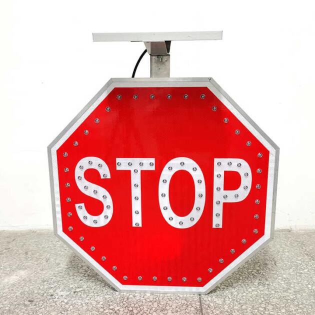 Stop Sign Solar Powered